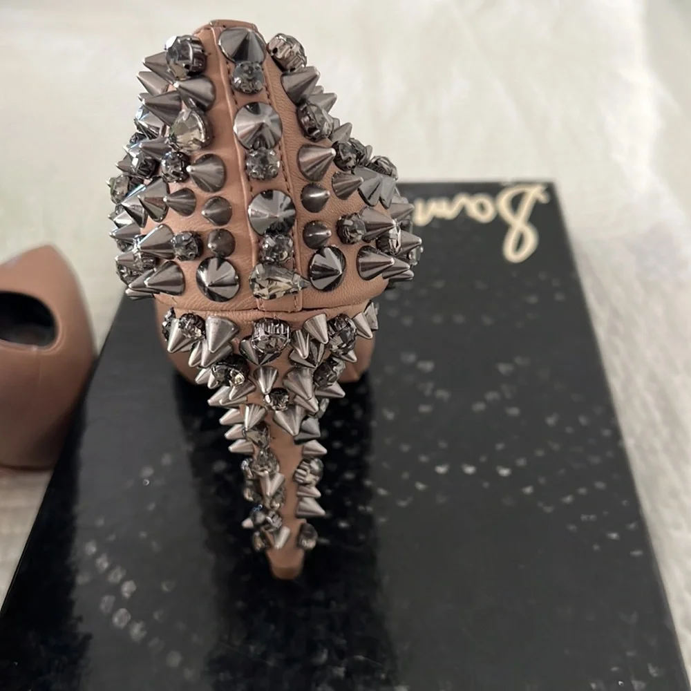 Sam Edelman nude spiked shoes - Picture 12 of 15